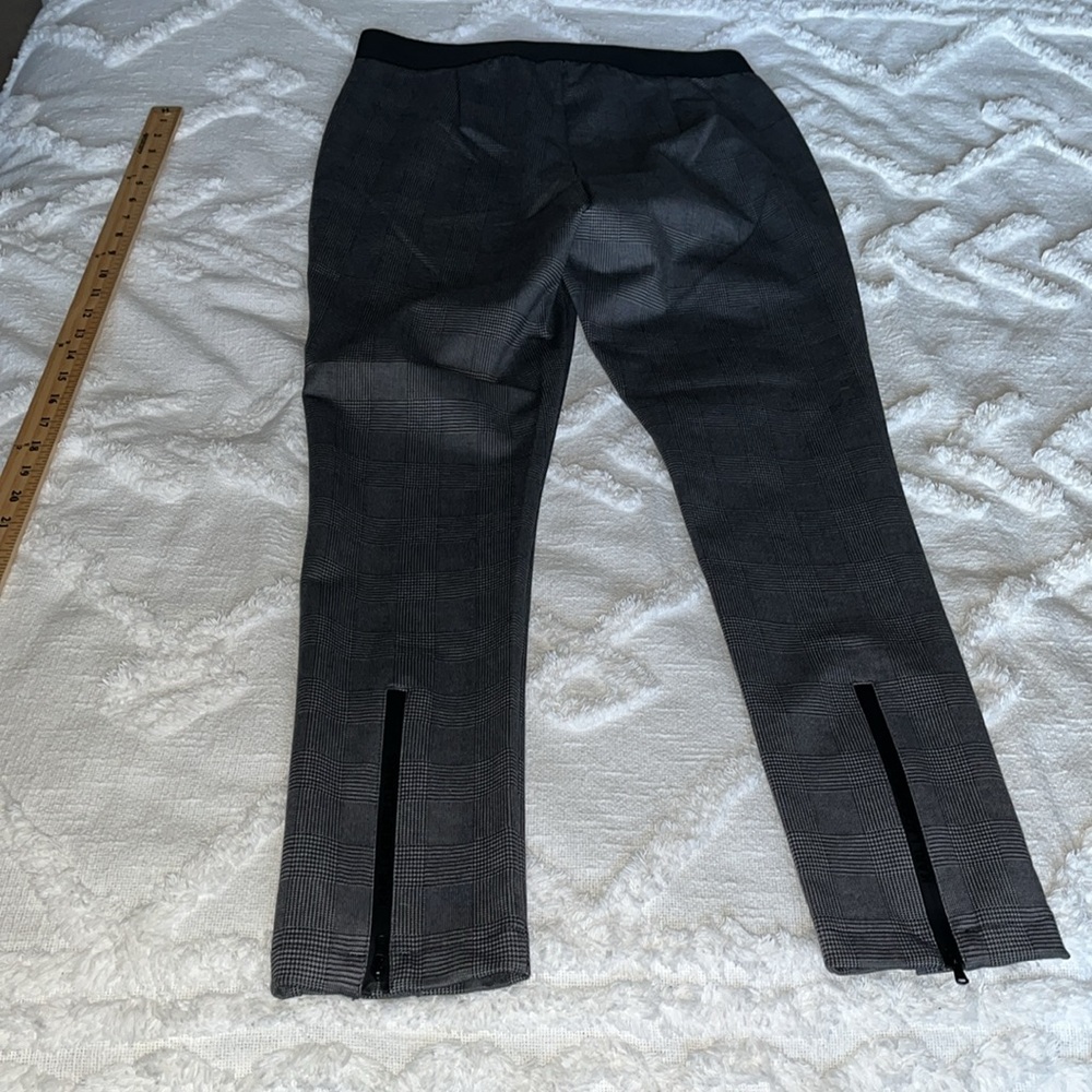 Karl Lagerfeld Paris Womens Houndstooth Pull-On Skinny Pants Trousers Medium - Picture 6 of 14